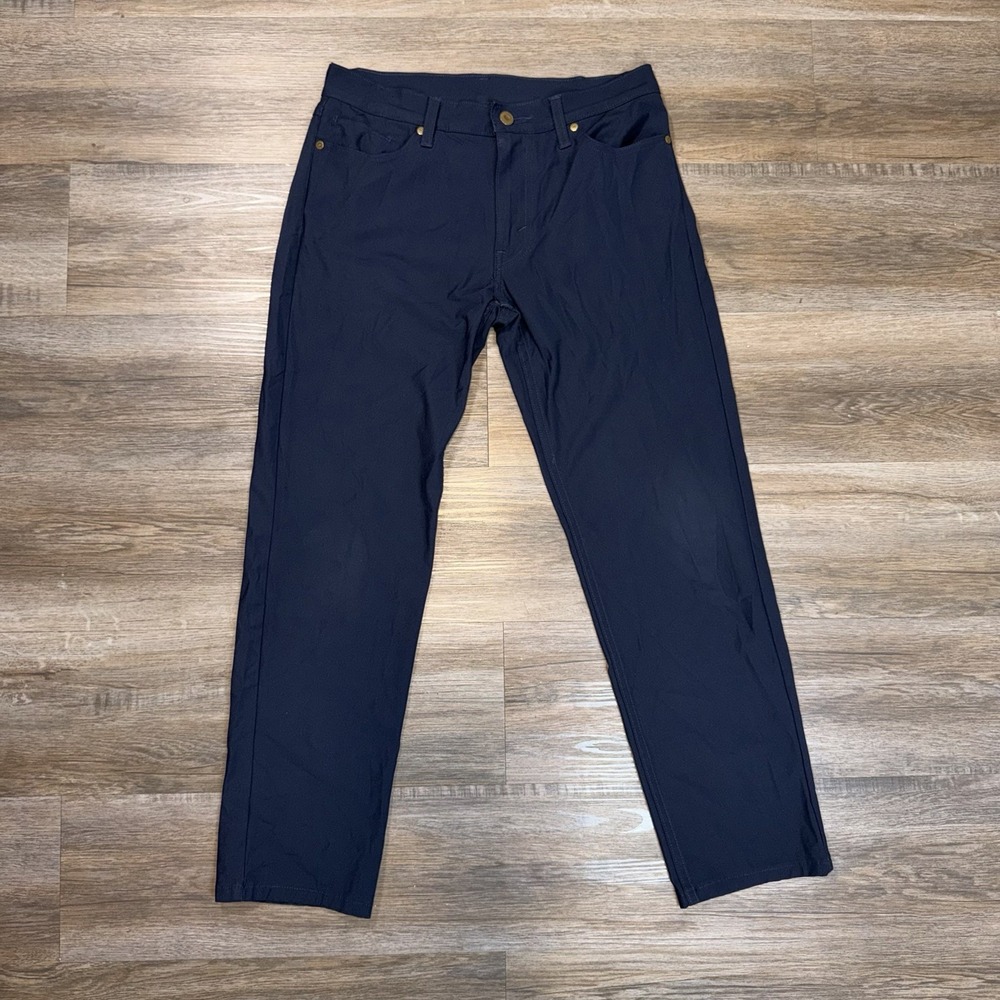 Levi's 511 Slim Tech Pants Mens 30W x 30W Navy Blue Stretch Fabric Comfort